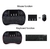 Imagem do Mini Teclado sem Fio Bluetooth Wireless 2.4gz Mouse Led Colorido/Pc/Android/Tv Smart/Xbox/Game Kayboard