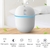 Mini Umidificador De Ar Usb Ultrassônico Portátil 220ml Difusor de Oleos Essencial Aroma Luz Led - comprar online