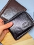 Carteira Masculina em Couro Legitimo grande com Ziper Velcro Porta Moedas/ Cartão Notas Cheque Presente - loja online
