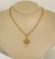 Imagem do Colar Corrente Feminino Com Pingente Arvore da Vida Familia Folheado Ouro 18k Elos Grumet Tendencia