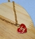 Colar Corrente Feminino Elo Português Grosso com Pingente Coração Chanel Folheado Ouro 18k Antialérgico Tendência - comprar online