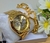 Kit Relógio Feminino a Prova água Pallyjane DHP Rx com Pulseira Folheado Ouro 18k Presente Tendência Moda