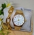 Imagem do Kit Relógio Feminino a Prova água Pallyjane DHP Rx com Pulseira Folheado Ouro 18k Presente Tendência Moda