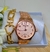 Kit Relógio Feminino a Prova água Pallyjane DHP Rx com Pulseira Folheado Ouro 18k Presente Tendência Moda na internet