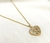 Colar Filhos com Pingente Madrepérola Coração Menina/Menino Folheado Ouro 18k Presente - comprar online
