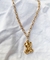 Imagem do Colar Corrente Feminino Elos Português com Pingente Ursinho Teddy Bear Folheado a Ouro 18k Verniz Antialérgico
