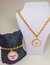 Kit conjunto Colar e Pulseira Elo Português com Pingente Divino Espirito Santo Folheado Ouro 18k Preto Branco - comprar online