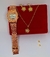 Kit Relógio Digital Casio Wr Retrô Vintage Aço Inox + Conjunto colar e Brincos Folheado Rose Dourado Prata Moda - loja online