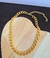 Colar Choker Corrente Elos Grumet Grosso Feminino Folheado a Ouro 18k C/Extensor Tendência 2022 Moda - comprar online