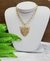 Colar Corrente Feminino com Pingente Onça Vazado Folheado Ouro 18k Tigre Dourado Tendência Moda Presente - comprar online