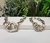 Kit Conjunto Colar Choker + Pulseira Corrente Elos Grosso Mosquetão Fecho Coração Folheado Ouro 18k Prateado Preto Luxo - loja online
