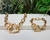 Kit Conjunto Colar Choker + Pulseira Corrente Elos Grosso Mosquetão Fecho Coração Folheado Ouro 18k Prateado Preto Luxo na internet