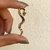 Par de Brincos Formato de Cobra Serpente Folheando Ouro 18k Antialérgico Envia Todo Brasil - comprar online