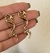 Par de Brincos Formato de Cobra Serpente Folheando Ouro 18k Antialérgico Envia Todo Brasil