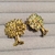 Brinco Árvore da Vida Folheado 18k Antialérgico Dourado /Par de Brincos Feminino Tendência Moda Oferta - Store LVO