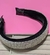 Tiara Larga Grossa Strass Juliette/ Faixa de Cabelo Moda Blogueira Prata Preto Luxo Pronta Entrega