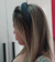 Imagem do Tiara Larga Grossa Strass Juliette/ Faixa de Cabelo Moda Blogueira Prata Preto Luxo Pronta Entrega