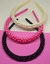 Tiara Aquirnho Arco de Cabelo com Perolas Branco Rosa Preto / Tiaraa Bordada em Pérola Luxo Adulto e Infantil Moda - comprar online