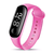 Relógio Esportivo Digital Led Touch Screen Feminino/Masculino Pulseira Tipo Mi Band Silicone Prova D'agua na internet