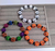 Pulseira Infantil miçangas Esportivo para Meininos/Meninas Futebol Basquete Tênis Vôlei Beisebol Presente - comprar online