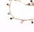 Pulseira Infantil Bebe para Crianças Meninas Pingente em Resinada colorida Folheado 18k Dourado - comprar online