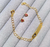 Kit Pulseira Infantil Bêbe Placa Chapinha + Conjunto Brincos zircônia Folheado Ouro 18k Antialérgico Presente - comprar online
