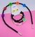 Kit Infantil para Meninas Tiara Arquinho Smile colorido + Conjunto Mix 3 Pulseiras e Brincos miçangas Presente na internet