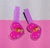 Kit Relógio Digital Pisca Toca Musica Princesas Disney + Presilha de Cabelo Infantil Bico de Pato Hair Clip Presente