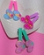 Kit Bico de Pato Hair Presilha de Cabelo Clips Infantil para Meninas Personagens Disney Princesas Sofia Barbie Frozen