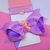 Kit Infantil Laço Lacinho de Cabelo Para Meninas + Conjunto Mix 5 Pulseira miçangas Coloridas Personagens Disney Presente