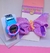 Kit Infantil Relógio Digital Meninas Personagens Princesas Disney + Conjunto Mix 5 Pulseiras Miçangas Laço Infantil