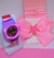 Kit Infantil Relógio Digital Meninas Personagens Princesas Disney + Conjunto Mix 5 Pulseiras Miçangas Laço Infantil - comprar online