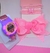 Kit Infantil Relógio Digital Meninas Personagens Princesas Disney + Conjunto Mix 5 Pulseiras Miçangas Laço Infantil
