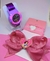 Kit Infantil Relógio Digital Meninas Personagens Princesas Disney + Conjunto Mix 5 Pulseiras Miçangas Laço Infantil na internet
