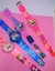 Kit Relógio Digital Pisca Toca Musica Princesas Disney + Presilha de Cabelo Infantil Bico de Pato Hair Clip Presente - loja online