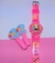 Kit Relógio Digital Pisca Toca Musica Princesas Disney + Presilha de Cabelo Infantil Bico de Pato Hair Clip Presente - Store LVO