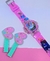 Kit Relógio Digital Pisca Toca Musica Princesas Disney + Presilha de Cabelo Infantil Bico de Pato Hair Clip Presente - comprar online
