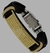 Pulseira Bracelete Masculino Feminino Couro Sintético Placa Aço Inox Folheado Tudo Posso Fé Gratidão Pai Nosso - Store LVO