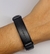 Pulseira Bracelete Masculino Feminino Couro Sintético Placa Aço Inox Folheado Tudo Posso Fé Gratidão Pai Nosso