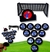 Jogo de Futebol Botão 2 times 2 seleçoes Mini Toys / Kits jogos Infantil para Crianças Familia Diversão - Store LVO