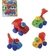 Kit 4 Carrinhos de Construção Tratores Caminhão Guincho Cavadeira Fricção Brinquedo Infantil para Crianças Presente - comprar online