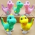 Dinossauro a Corda Fricção Pula Pula Dino Baby Brinquedos Divertidos Infantil para Bebê Crianças Presente