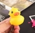 Chaveiro Pato Amarelo com Som Luz Led Mini Lanterna Pingente Patinho Lembrancinha Presente - Store LVO