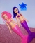 Kit Bonecas Princesas Sereia Articulada Mãe e Filha 2 Grande 1 Pequena Bebê + Acessórios Brinquedos Toys - comprar online
