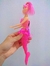 Boneca Princesa Sereia do Mar Articulada Historia Encantada + Acessório com Roupas Presente