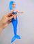 Boneca Princesa Sereia Acende Luz Cauda Calda Articulada grande Pisca Luz Led Infantil para Meninas Presente na internet