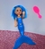 Imagem do kit Mini Boneca Sereia Filha Pequena Golfinho Cavalo marinho + Acessórios Conjunto MAR Brinquedos Meninas