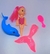 kit Mini Boneca Sereia Filha Pequena Golfinho Cavalo marinho + Acessórios Conjunto MAR Brinquedos Meninas - loja online