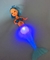 Imagem do Kit Boneca Sereia Cauda Bicolor iluminada Pisca Luz Articulada Meninas + Acessórios animais Fundo Mar