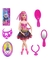 Brinquedo Boneca Estilo Barbie Bailarina Articulada 30cm Lindas Azul Lilas Rosa + Acessórios Ballet Pronta entrega
